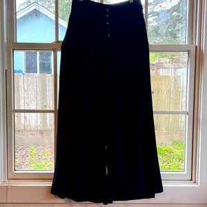 Attiwa Anthropologie black wide legged pants